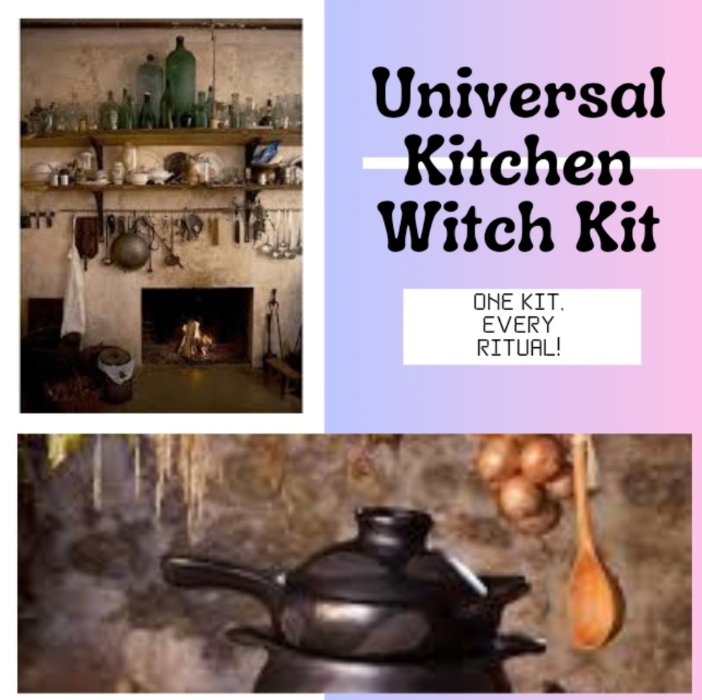 🌱🎉 Universal Kitchen Witch Kit All Herbs and Tools for All Rituals 🎉🌱
